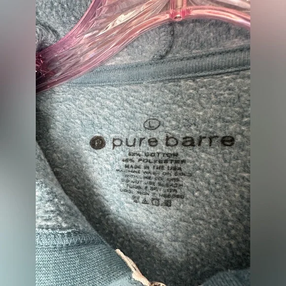 Pure Barre Love Zip-Up Hoodie - Picture 3 of 5